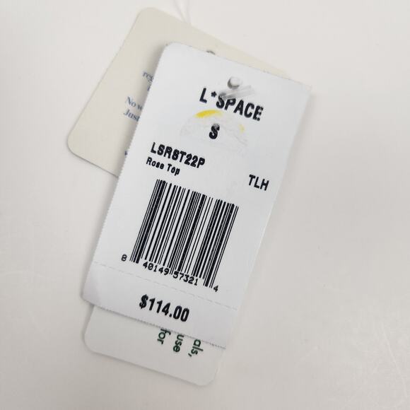 L*Space Rose Bikini Top in Floral Print Size Small Underwire NWT - Picture 4 of 5